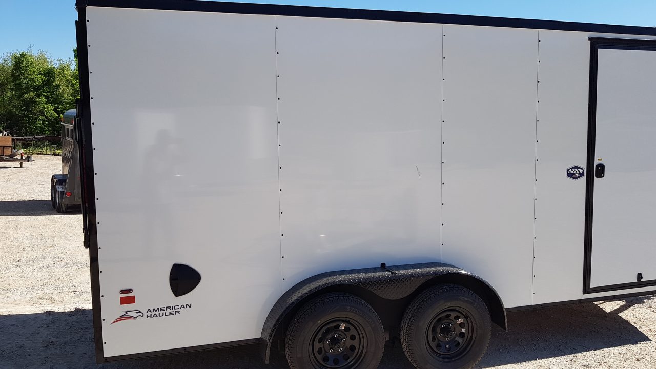 New 2026 AMERICAN HAULER 7x16 Arrow Deluxe Cargo / Enclosed Trailer