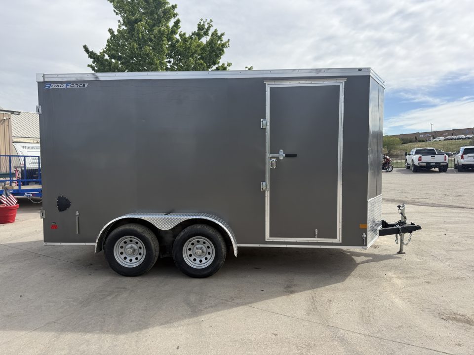Used 2021 Wells Cargo 7x14 Enclosed Trailer