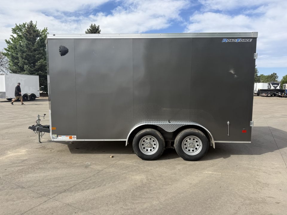 Used 2021 Wells Cargo 7x14 Enclosed Trailer