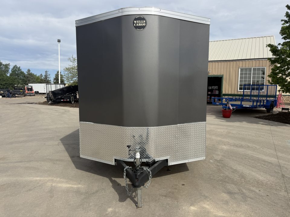 Used 2021 Wells Cargo 7x14 Enclosed Trailer