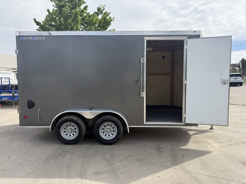 Used 2021 Wells Cargo 7x14 Enclosed Trailer