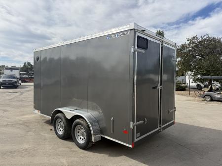 Used 2021 Wells Cargo 7x14 Enclosed Trailer