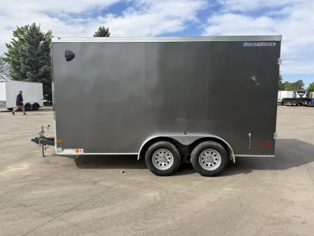Used 2021 Wells Cargo 7x14 Enclosed Trailer