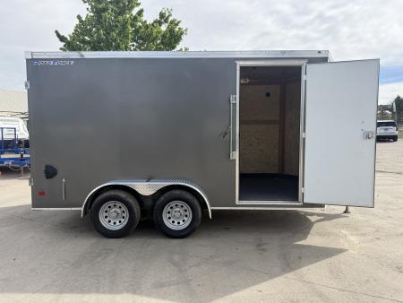 Used 2021 Wells Cargo 7x14 Enclosed Trailer