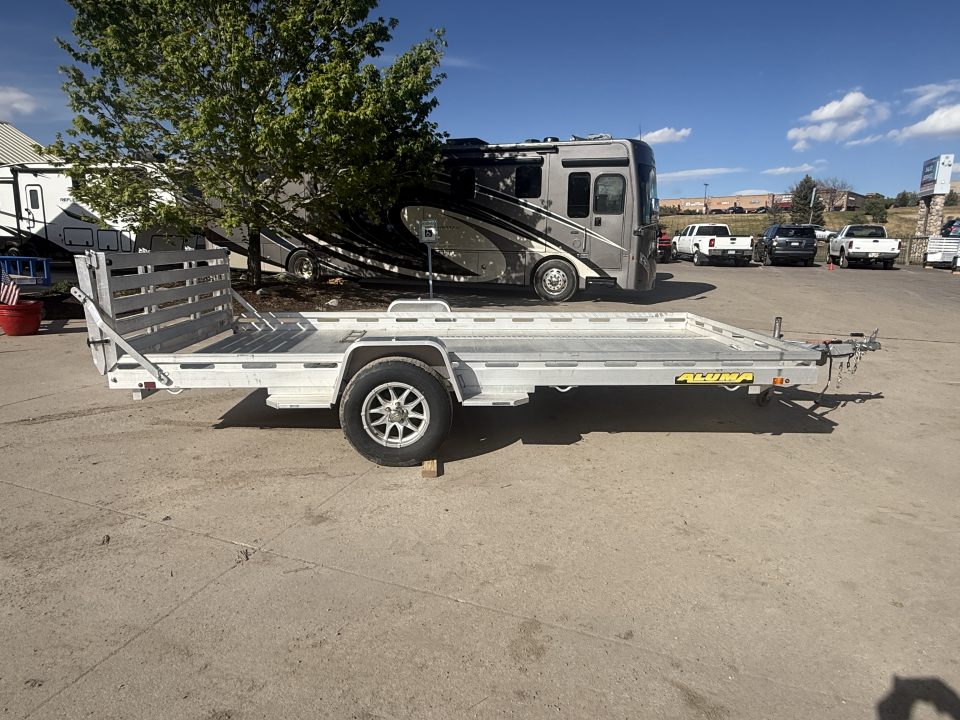 Used 2026 Aluma 8014S-EL-TG Utility Trailer