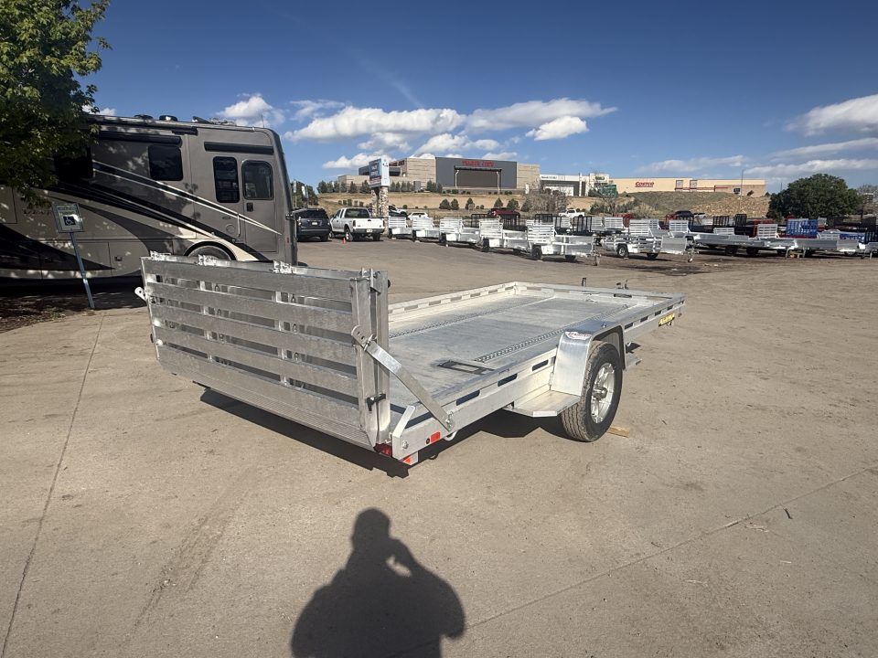 Used 2026 Aluma 8014S-EL-TG Utility Trailer