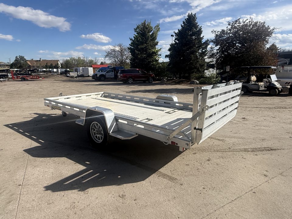 Used 2026 Aluma 8014S-EL-TG Utility Trailer