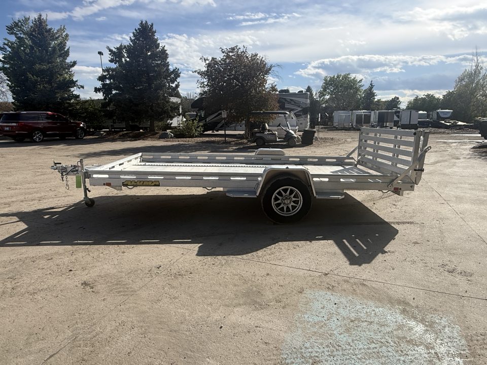 Used 2026 Aluma 8014S-EL-TG Utility Trailer