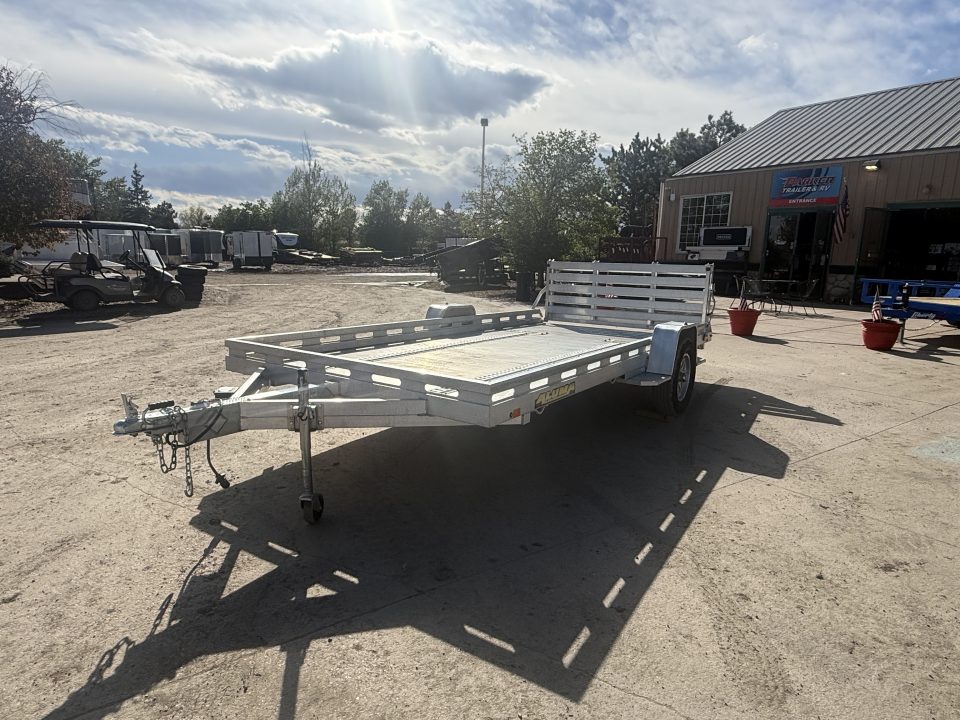 Used 2026 Aluma 8014S-EL-TG Utility Trailer