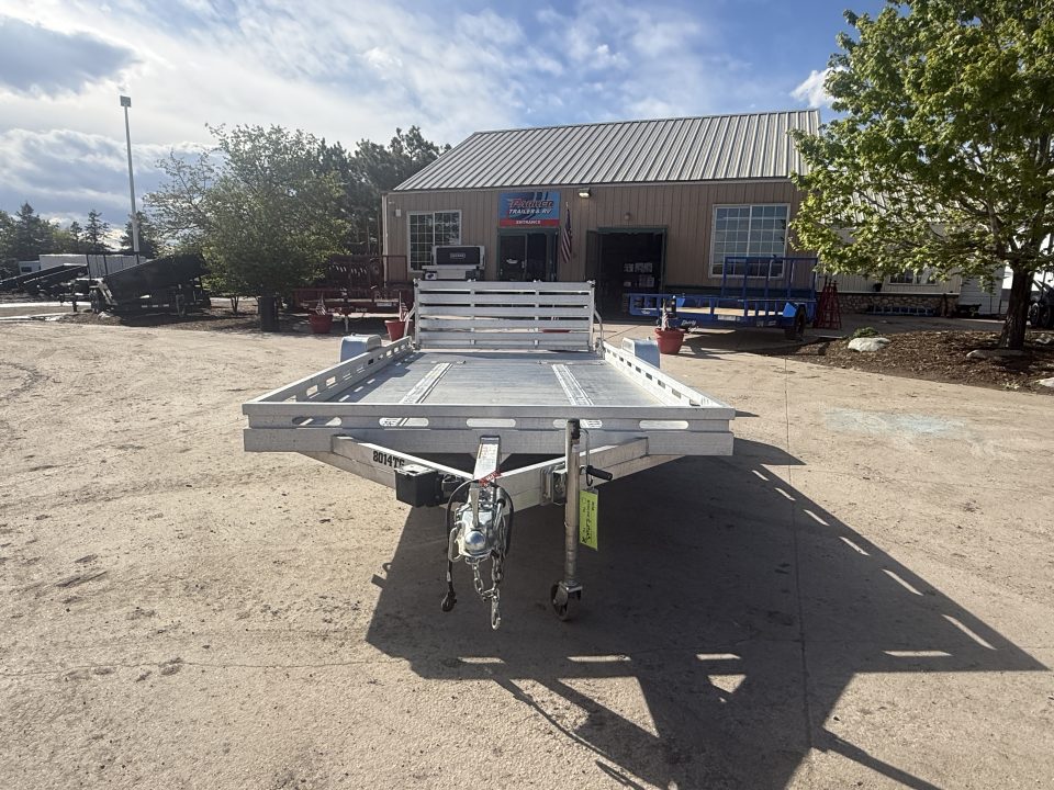Used 2026 Aluma 8014S-EL-TG Utility Trailer