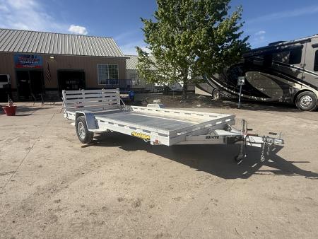 Used 2026 Aluma 8014S-EL-TG Utility Trailer