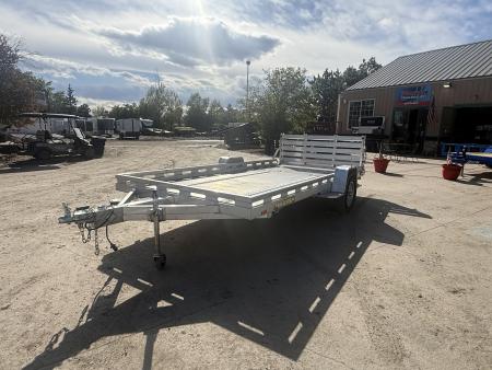 Used 2026 Aluma 8014S-EL-TG Utility Trailer