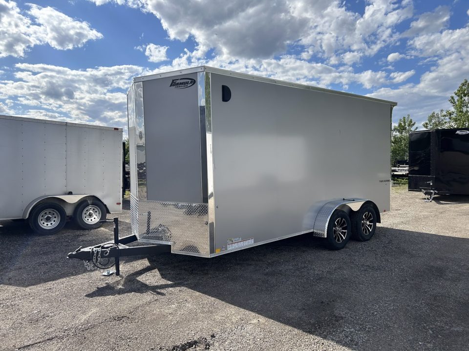 New 2026 Formula Trailers 7 X 16 FT TRAVERSE ENCLOSED CARGO TRAILER RAMP DOOR 7 FT INTERIOR HEIGHT REAR SPOILER