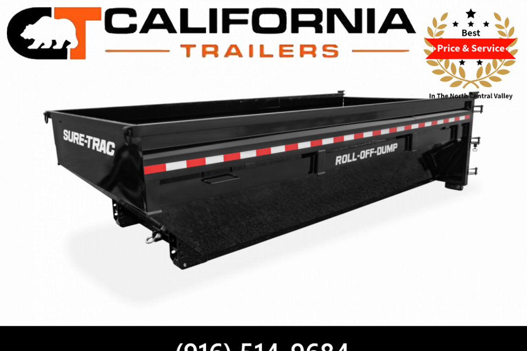 New 2026 Sure-Trac 6' Bin 4' sides 15.5cu yd Dump Trailer
