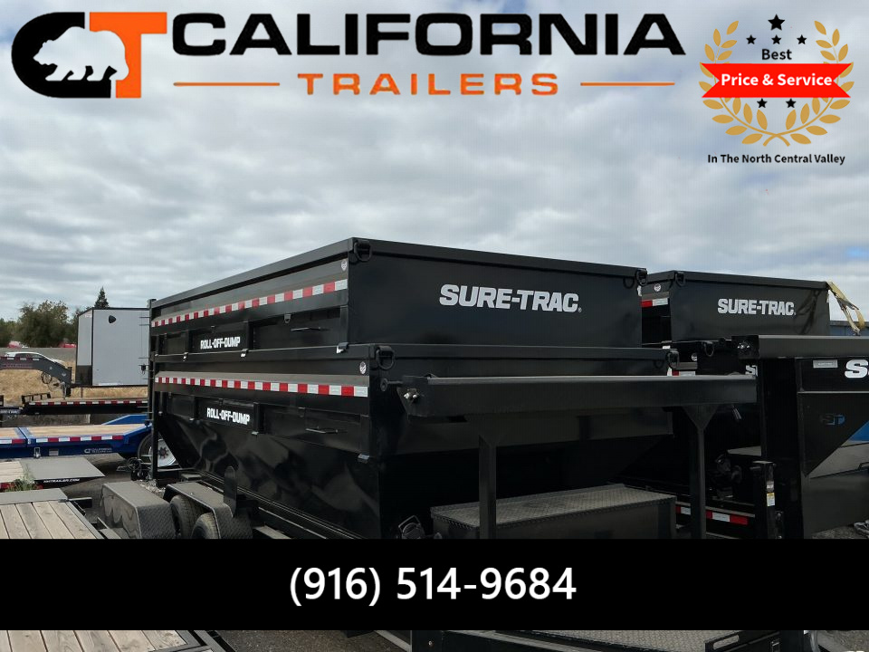 New 2026 Sure-Trac 6' Bin 4' sides 15.5cu yd Dump Trailer