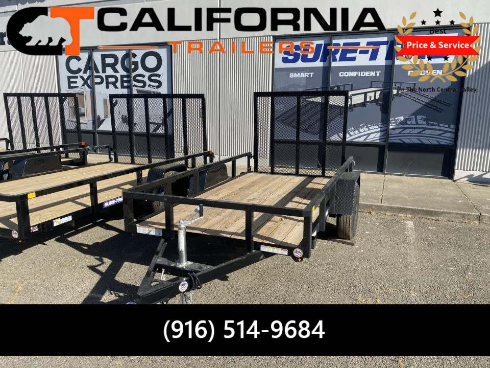 New 2026 Sure-Trac 5 x 10 Tube Top 3K Idler Utility Trailer