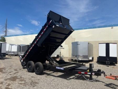 New 2026 Sure-Trac 82 IN x 14 HD Low Profile Dump Trailer, 14K Scissor Dump Trailer
