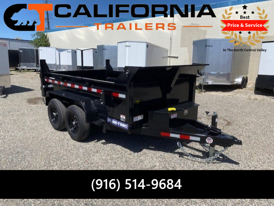 New 2026 Sure-Trac 6 x 10 SD Low Profile Dump Trailer, 10K Single Ram Dump Trailer
