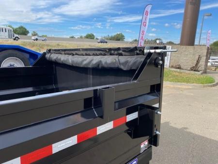 New 2026 Sure-Trac 82 IN x 14 HD Low Profile Dump Trailer, 14K Telescopic Dump Trailer