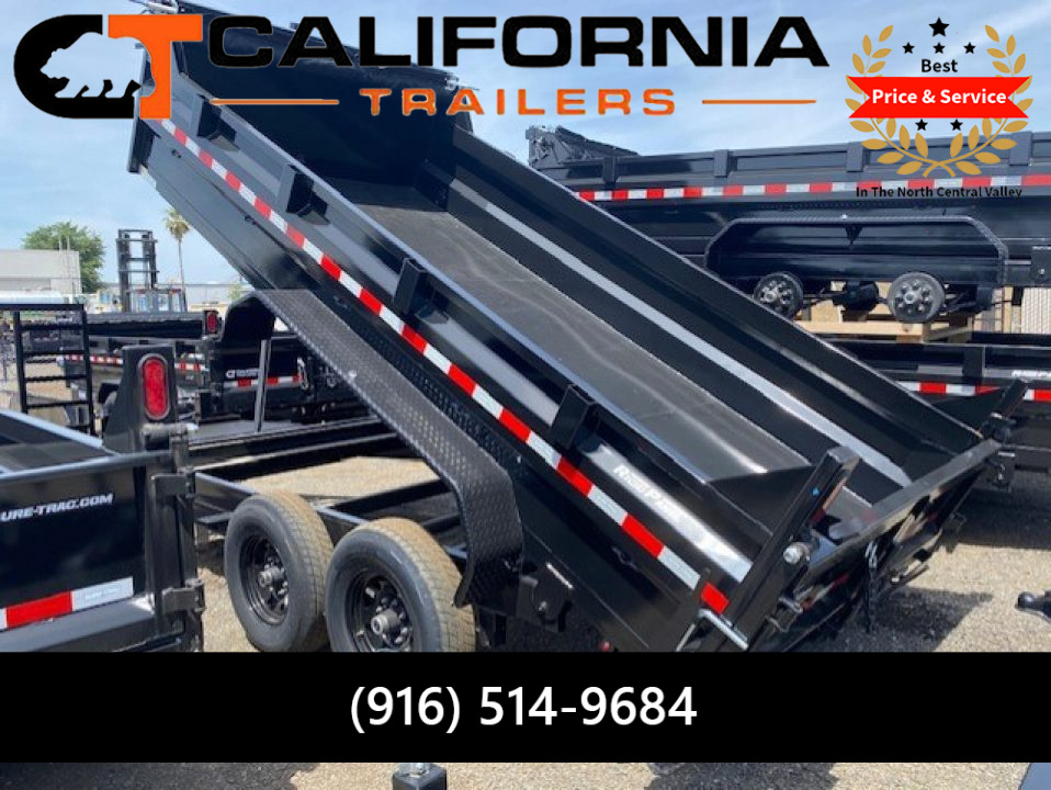 New 2026 Sure-Trac 82 IN x 14 HD Low Profile 14K Telescopic Dump Trailer