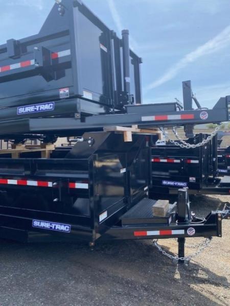 New 2026 Sure-Trac 82 IN x 14 HD Low Profile Dump Trailer, 14K Telescopic Dump Trailer
