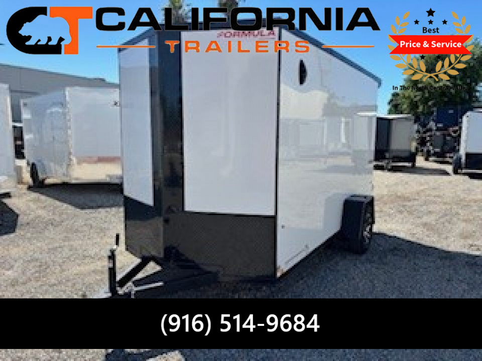 New 2026 Formula Trailers 6x12 Conquest SE Flat Top Sloped V-Nose Cargo / Enclosed Trailer
