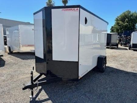 New 2026 Formula Trailers 6x12 Conquest SE Flat Top Sloped V-Nose Cargo / Enclosed Trailer