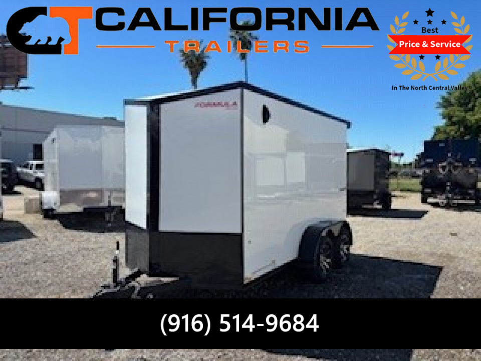 New 2026 Formula Trailers 6x12 Conquest SE Flat Top Sloped V Nose 7K Cargo / Enclosed Trailer