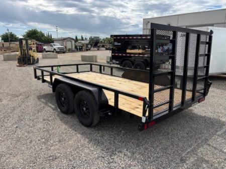 New 2026 Sure-Trac 7x14 Tue Top Utility 7K Utility Trailer