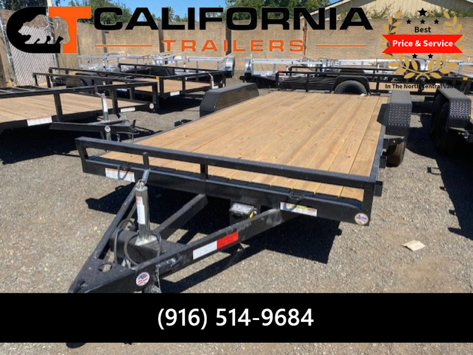 New 2026 Sure-Trac 7x18 C-Channel Wood Deck Car Hauler Car Hauler