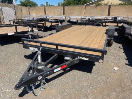 New 2026 Sure-Trac 7x18 C-Channel Wood Deck Car Hauler Car Hauler