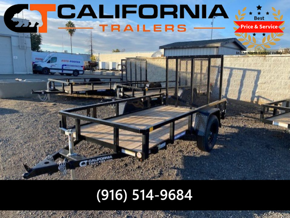 New 2026 Sure-Trac 5 x 10 Tube Top Utility 3K Idler Utility Trailer