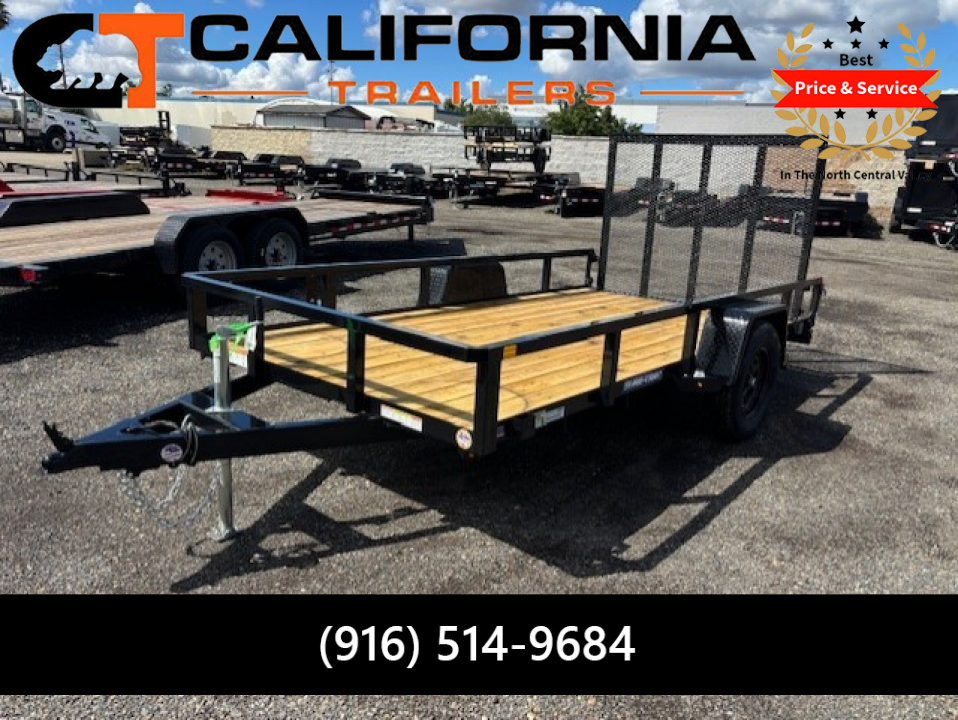 New 2026 Sure-Trac 6x12 Tube Top Utility 3K Utility Trailer