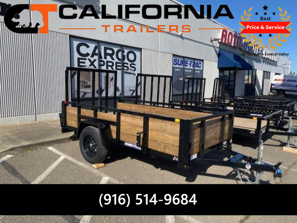 New 2026 Sure-Trac 6x12 Tube Top Three Board 3K Idler Utility Trailer