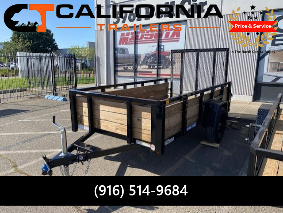 New 2026 Sure-Trac 5x10 Tube Top Three Board 3K Idler Utility Trailer