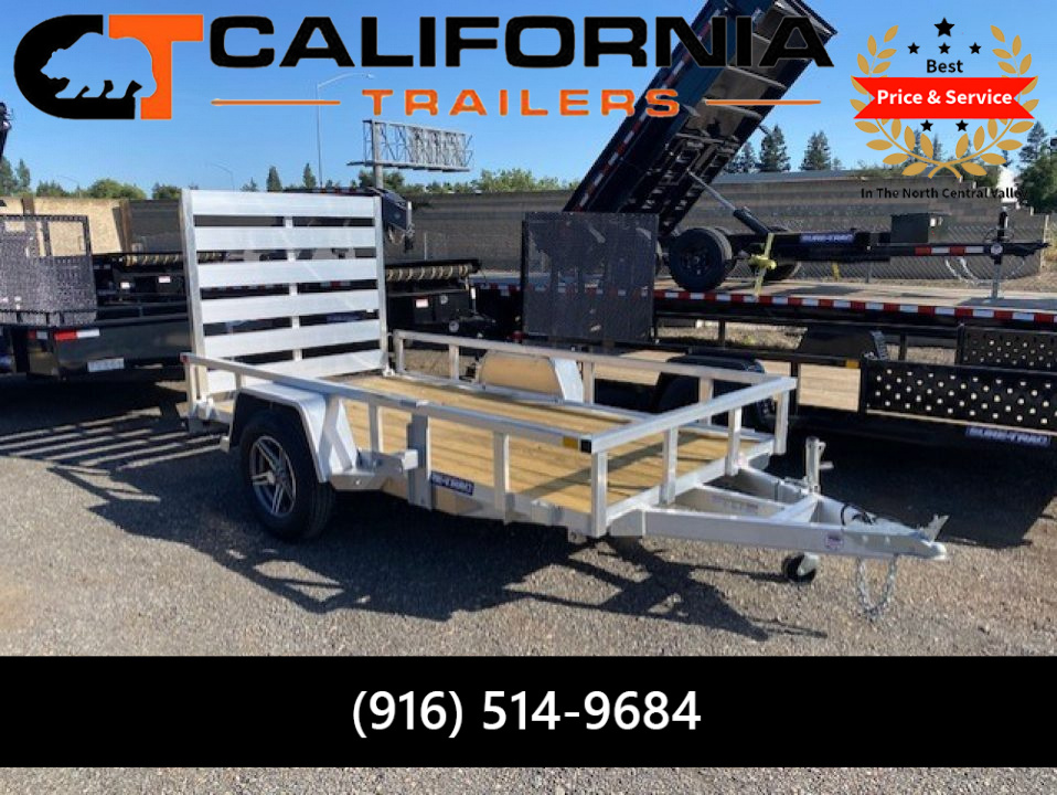 New 2026 Sure-Trac 5x10 Aluminum Tube Top Utility 3K Utility Trailer