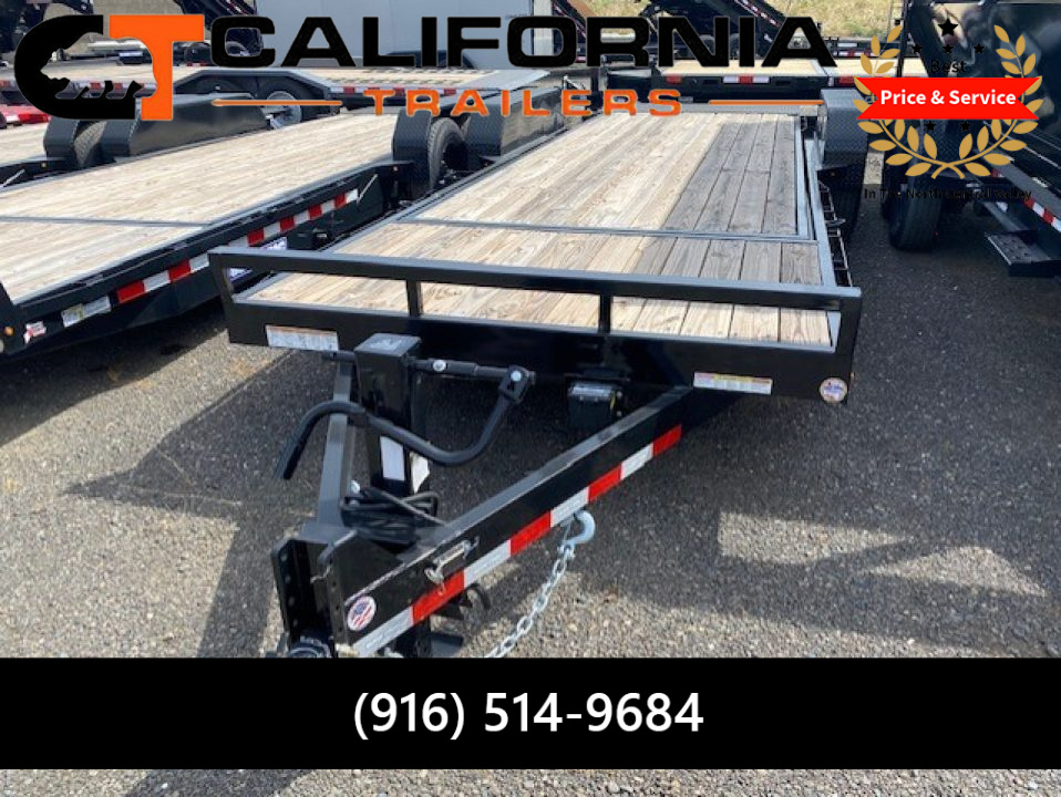 New 2025 Sure-Trac 7 x 18+4 Tilt Bed Equipment Trailer, 14K Equipment Trailer