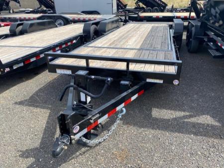 New 2025 Sure-Trac 7 x 18+4 Tilt Bed Equipment Trailer, 14K Equipment Trailer