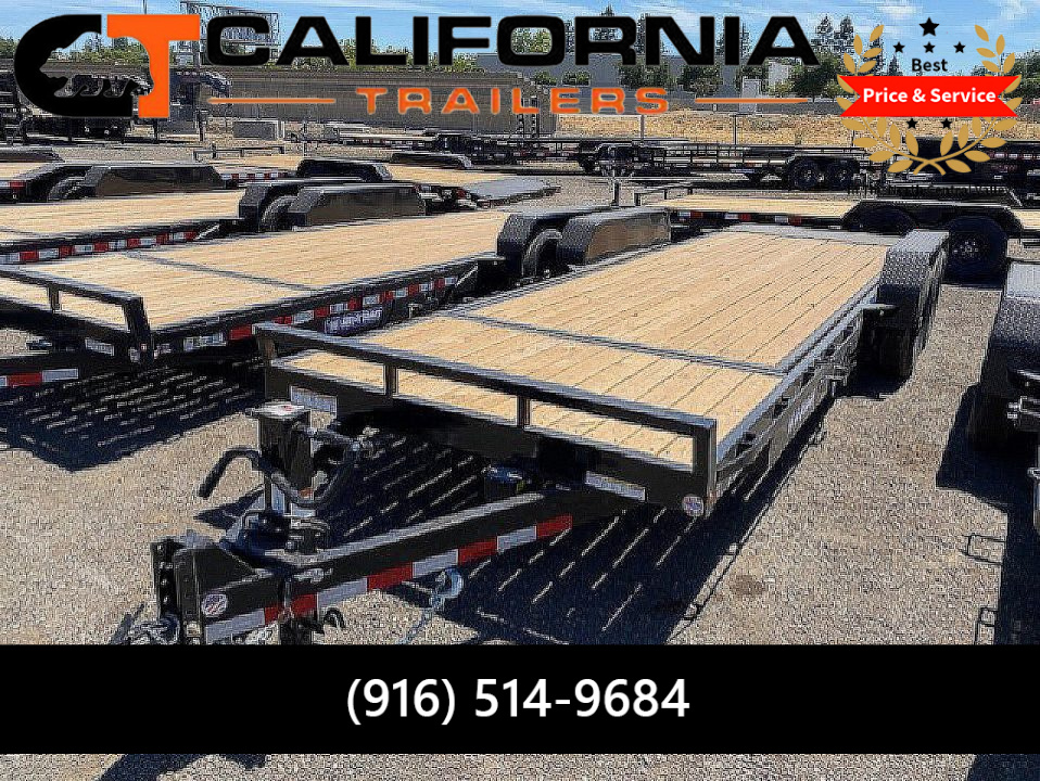New 2025 Sure-Trac 7 x 18+4 Tilt Bed Equipment Trailer, 14K Equipment Trailer