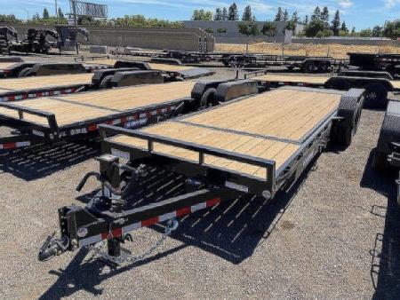 New 2025 Sure-Trac 7 x 18+4 Tilt Bed Equipment Trailer, 14K Equipment Trailer
