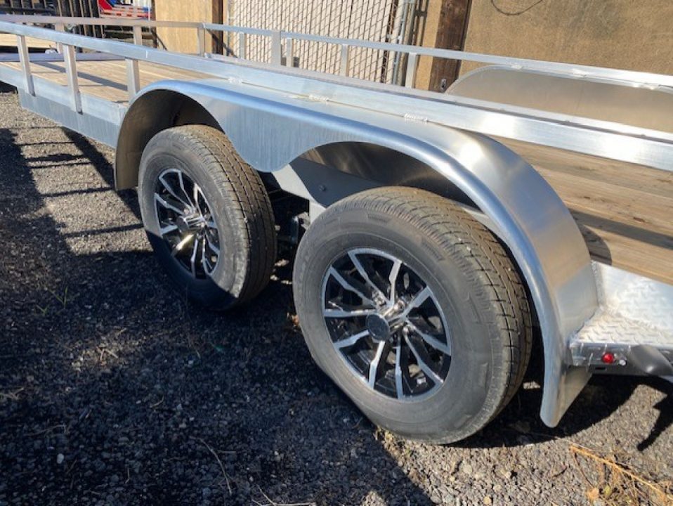 New 2025 H&H Trailers 82x20 Aluminum Rail Side Utility Trailer, 7K Tandem Utility Trailer