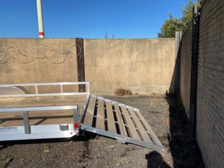 New 2025 H&H Trailers 82x20 Aluminum Rail Side Utility Trailer, 7K Tandem Utility Trailer