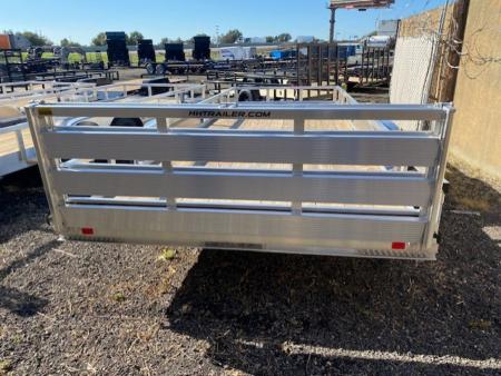 New 2025 H&H Trailers 82x20 Aluminum Rail Side Utility Trailer, 7K Tandem Utility Trailer