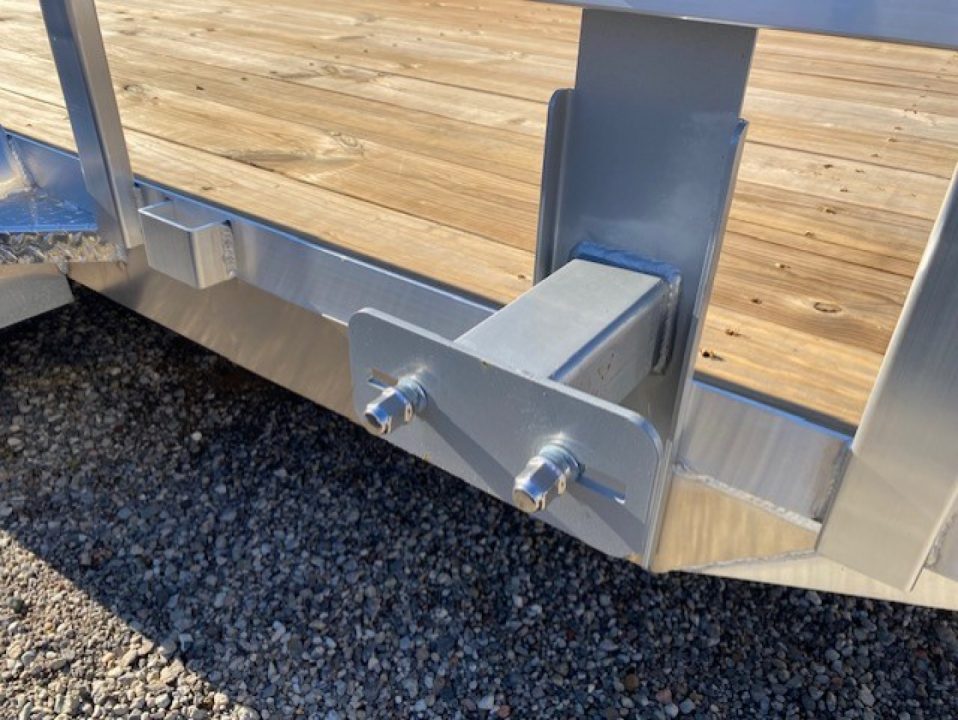 New 2025 H&H Trailers 82x16 Aluminum Rail Side Utility Trailer, 7K Tandem Utility Trailer