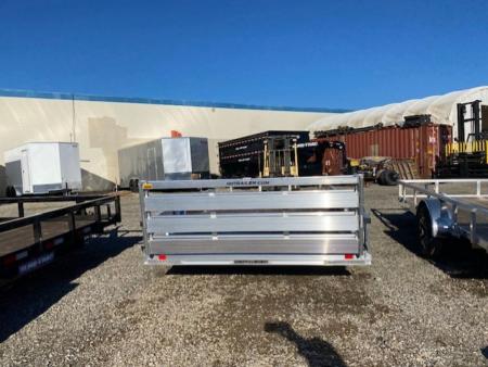 New 2025 H&H Trailers 82x16 Aluminum Rail Side Utility Trailer, 7K Tandem Utility Trailer