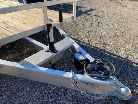 New 2025 H&H Trailers 82x16 Aluminum Rail Side Utility Trailer, 7K Tandem Utility Trailer