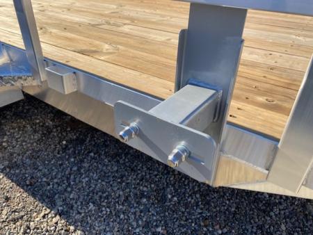 New 2025 H&H Trailers 82x16 Aluminum Rail Side Utility Trailer, 7K Tandem Utility Trailer