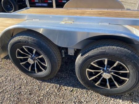 New 2025 H&H Trailers 82x16 Aluminum Rail Side Utility Trailer, 7K Tandem Utility Trailer