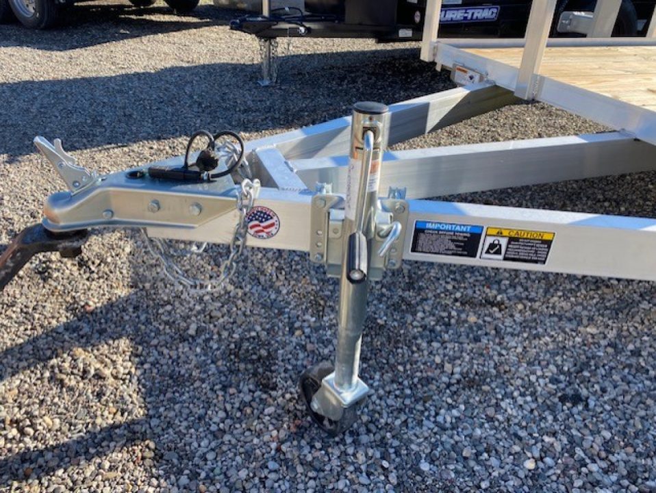 New 2025 H&H Trailers 82x14 Aluminum Rail Side Utility Trailer, 3K Idler Utility Trailer