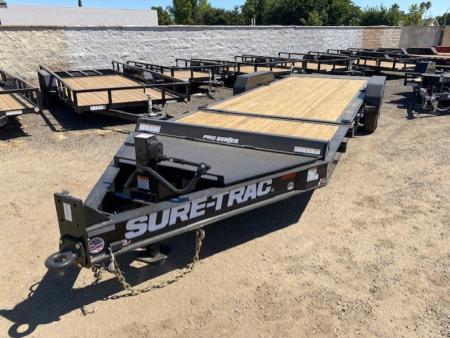 New 2025 Sure-Trac 7 x 18+4 Pro Series Beam Tilt Tilt Trailer